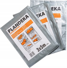 Ponyva Szuper erős, 160g/m2 Ezüst szuper erős 5x6