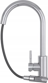 Konyhai Csaptelep Kihúzható Kifolyócsővel Króm Rozsdamentes Acél Csaptelep Snake Slim