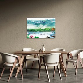 Kép - álomország (üvegen) (70x50 cm)