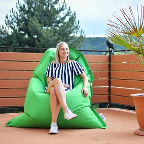 EMI zöld nylon babzsákfotel