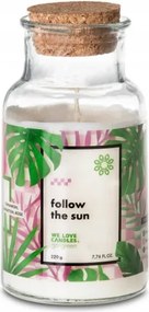 We Love Candles vegán illatú gyertya Kövesd a Napot 52 órán keresztül
