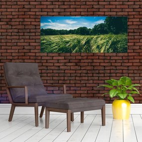 Rét és az erdő képe (120x50 cm)