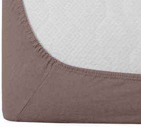 Jersey lepedő barna 90 x 200 cm