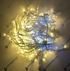 Kültéri karácsonyi LED függöny 25M+ 500LED - warm white