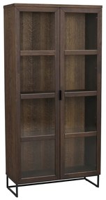 Barna tölgyfa tálalószekrény 95x195 cm Everett – Rowico