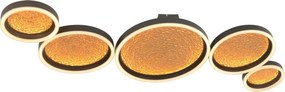 AVIANO LIGHTING 9069-504 BORDEAUX Modern LED Mennyezeti Lámpa Fekete, Arany LED IP20