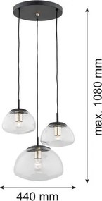 Argon TRINI 1492 Függőlámpa 3x15W/E27 IP20