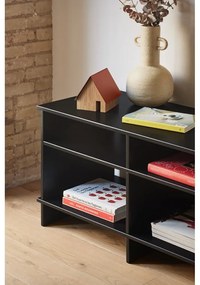 Fekete TV-állvány 180x50x40 cm Inari – Teulat