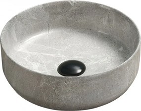 Mexen Felicia pultra szerelhető mosdó 39 x 39 cm, szürke kő - 21363962