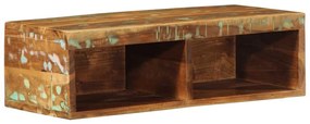 tömör újrahasznosított falra szerelhető TV-szekrény 60x30x19 cm