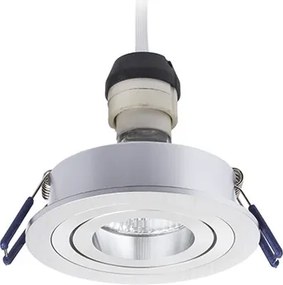 RENDL PASADENA GU10 R zápustná česaný hliník 230V LED GU10 7W