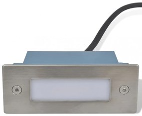 2 db süllyesztett LED lépcsőlámpa 44 x 111 x 56 mm