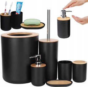 Fürdőszoba Szett 6 Részes Műanyag Szett