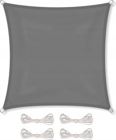 Kerti napvitorla Uv védelem négyzet szürke 3x3m