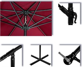 STILISTA Napernyő huzattal Ø 3 m bézs