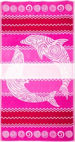 PANTELLERIA Strandtörölköző pink 165x90cm