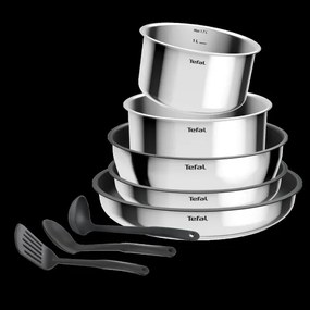 Tefal - INGENIO COOK 9 részes rozsdamentes acél edénykészlet