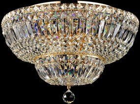 Maytoni glamour klasszikus kristály mennyezeti lámpa basfor antik arany mydia100-cl-12-g