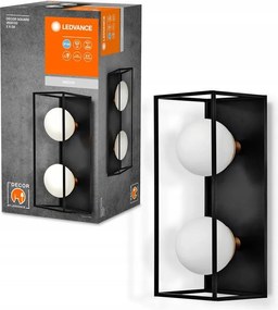 Dekorációs lámpa Falra szerelhető lámpatest G9 Fekete Decor Ledvance