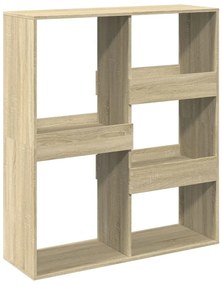sonoma tölgy színű térelválasztó könyvszekrény 100x33x115 cm