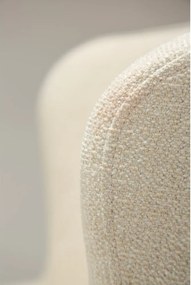 Krémszínű kárpitozott étkezőszék Glam – DAN-FORM Denmark