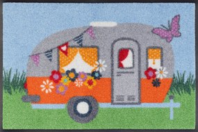 Happy Camping lakókocsis lábtörlő - 40*60 cm (Választható méretek: 40*60 cm)