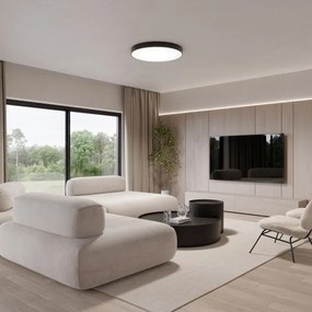 Brilagi - CLARE mennyezeti lámpa érzékelővel, 5x E27 / 24W / 230V, Ø 60 cm, fekete