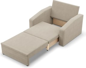 Vertico fekvőfotel, 90 cm széles, fonott, bézs