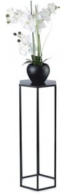 Virágállvány 70x24 cm fekete színben