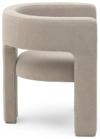 Sötét bézs design fotel ALPAH E