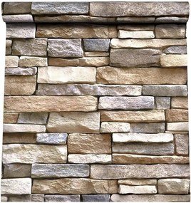 Öntapadós Tapéta Kő 3D Vinil Kő Utánzat 45cm x 10m