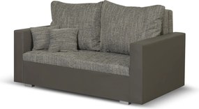 LEO Kétszemélyes kinyitható kanapé Szürke/szürke