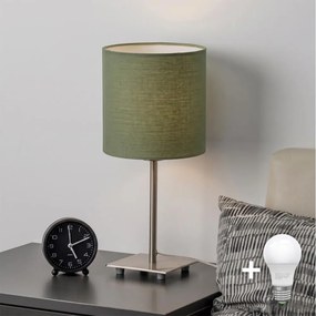 Brilagi - NUBILA LED asztali lámpa 1xE27/60W/230V zöld