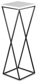 LOFT virágtartó állvány 70x24 cm fekete/fehér