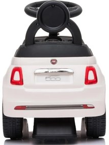 Push autó Fiat 500 2xAA krémes