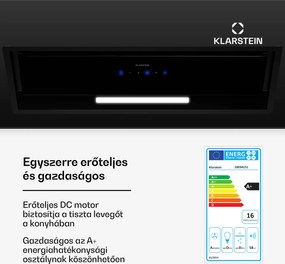 Klarstein Ventimate páraelszívó, érintéses vezérlés, elszívás/keringtetés, EEK A+, 3 szint, LED, csendes