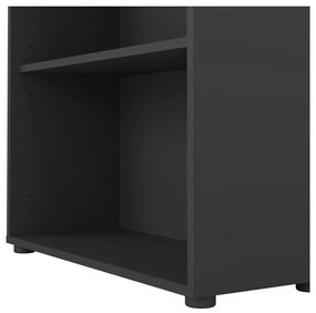 Antracitszürke könyvespolc 80x124 cm Sign – Tvilum