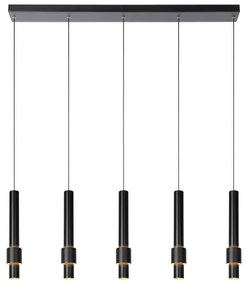 Lucide 24402/30/30 -LED Dimmelhető csillár zsinóron MARGARY 5xLED/4,2W/230V fekete