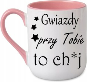 Bögre A csillagok melletted ch*j Nőnapi ajándék Rózsaszín 330 coffee