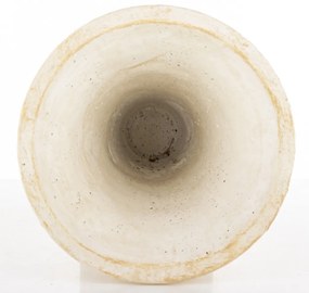 Evora design Váza cementbézs 26x17x17 cm