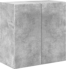 vidaXL TV Fali Szekrény Beton Szürke 59,5 x 31 x 60 cm Faanyag