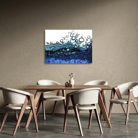 A buborékok képe (üvegen) (70x50 cm)