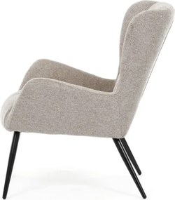 Fotel (füles), barna, szövet, AK-H9206 COF2