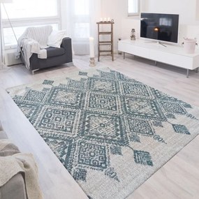 Skandináv szőnyeg mentazöld mintával Szélesség: 160 cm | Hosszúság: 220 cm