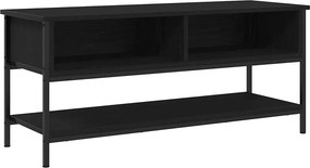 vidaXL TV szekrény garnitúra Fekete tölgy 100 x 35 x 45 cm Faanyag