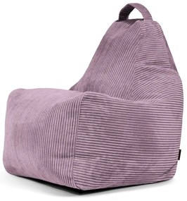 Lila kordbársony babzsákfotel Play Amuse – SLOWDOWN