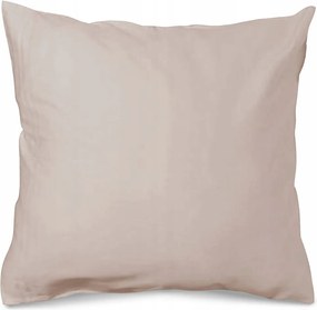 Pamut-szatén párnahuzat sima Gold bézs