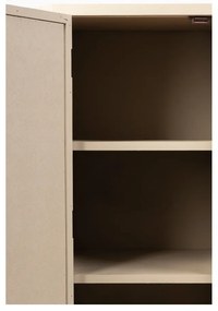 Krémszínű rattan szekrény 80x100 cm Amaya – White Label