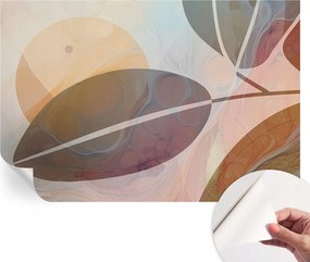 Öntapadós fotótapéta Falra 3D Loft Harmonikus levelek 104x70 cm