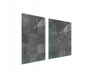 Üveglap És Vágódeszka 100x52 Szürke Edzett Üveg